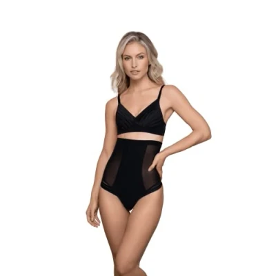 Image de Bye Bra Powermesh HIGH Waist Lingerie sculptante, Femme, Taille: 44, Black