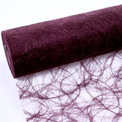 Image de HKT Home Deco Sizoweb Chemin de Table Bordeaux 30 cm Rouleau 25 m 64 011 r