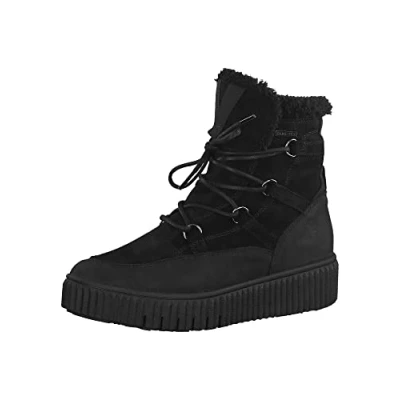 Image de Tamaris Femme 1 26816 37 Botte mi Mollet, Noir uni, EU