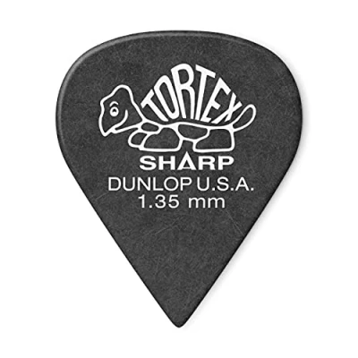 Image de Dunlop médiators Tortex Sharp 135 noir (12 pièces)