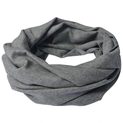 Image de Miobo Écharpe à boucles en coton pour enfants, écharpe tube, ronde (anthracite, M)