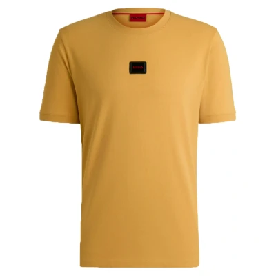 Image de HUGO Diragolino GEL Tshirt basique, Homme, Taille: XL, Gold two