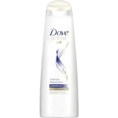 Image de Dove Nutritive Solutions Lot de 6 shampoings intensifs pour cheveux abîmés avec système kératine (6 x 250 ml)