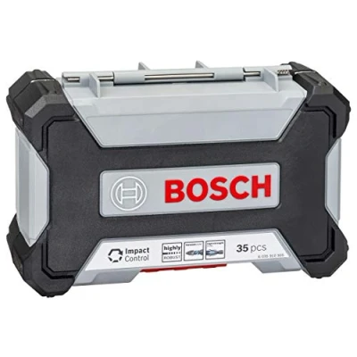 Image de Bosch Professional 35 pièces Coffret de Forets á HSS et d&#039;embouts vissage (Impact Control, Pick and Click, Accessoires Perceuses Visseuse)