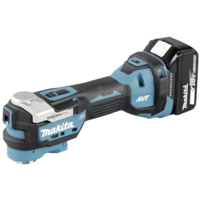 Image de Outil multifonction MAKITA 18V DTM52T1JX2 Compatible Starlock Inclinaison 360 Lampe LED