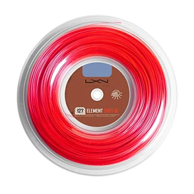 Image de Wilson Element IR Soft 127 T Corde de Raquette Tennis Unisex Adult, Rot, Taille Unique