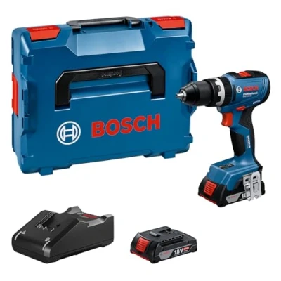 Image de Bosch Professional 18V System Perceuse visseuse sans fil GSB 65 (moteur balais incl 2x GBA 2.0Ah, chargeur GAL 20)