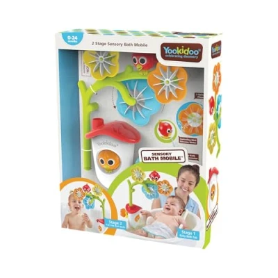 Image de Yookidoo Mobile de Bain Sensoriel Oiseau Jouet bébé Eveil des Sens Cadeau 0 à 2 Ans