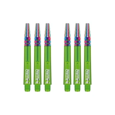 Image de RED DRAGON Nitrotech Ionic Lot de 2 tiges fléchettes vertes intermédiaires (6 au total)