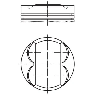 Image de MAHLE ORIGINAL 081 PI 00106 000 Piston 85,0mm BMW: 5 Berline, 1 portes, 3 Coupé