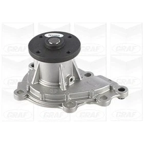 Image de GRAF PA1196 Pompe à eau avec joint d&#039;étanchéite mécanique Tôle d&#039;acier pour système dentrainement courroie trapézoïdale nervures HYUNDAI: i10 I