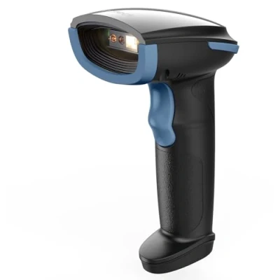 Image de Inateck Scanner Code Barre Bluetooth, Lecteur sans Fil Portable, 1 Charge 3 Mois, Douchette 1D 2D QR avec APP et SDK, BCST 23, Bleu