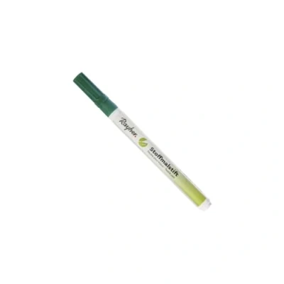 Image de Rayher Hobby 3823513 Feutres de coloriage pour tissu Pointe fine Vert foncé