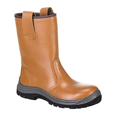 Image de Portwest Botte S1P HRO Non Fourrée, Couleur: Bronze, Taille: 48, FW06TAR48