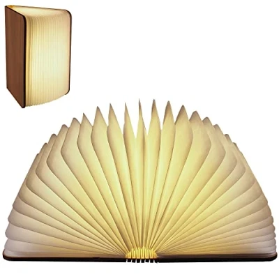 Image de Gadgy ® Lampe de Livre (Grande) avec Fermeture Magnétique l Papier Tyvek Qualité Lueur 3 Couleurs Possibilités d’affichage Illimité jusqu’à 360 degrés