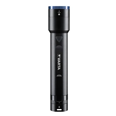 Image de VARTA lampe Torche LED incl. 6x piles AA, Night Cutter F40 Premium, de poche à luminosité 1000 lumens, lumière travail avec quatre modes d&#039;éclairage, résistante aux éclaboussures, noire