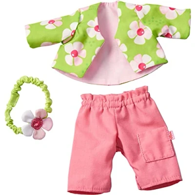Image de HABA 305978 Kleiderset BLUMENZAUBER, ZUBEHÖR FÜR Puppen AB 1,5 Accessoires de poupées multicoloured pour enfants, Taille: One Size