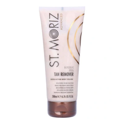 Image de St Moriz Advanced Glycolic Peel Tan Remover Gommage exfoliant pour enlever le faux bronzage avec de l&#039;acide glycolique et salicylique supprime vieux fané enlèvement