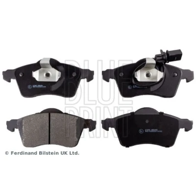 Image de BLUE PRINT ADV184258 Jeu de plaquettes frein Essieu avant contact signal d&#039;usure inclus avec clip piston VOLKSWAGEN: TRANSPORTER 4 Bus