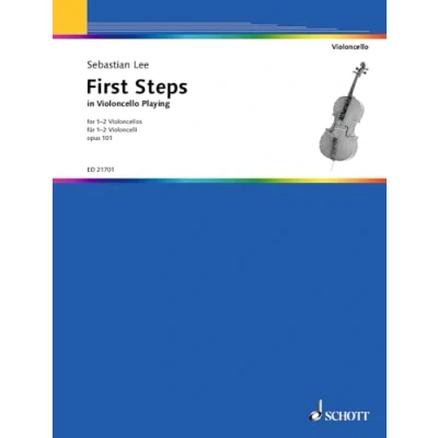 Image de First Steps in Violoncello Playing: op. 101. 1 2 cellos. Partition d&#039;exécution.