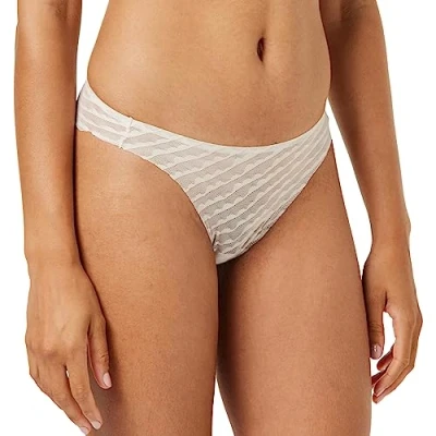 Image de Sloggi LACY TINY Tanga String, Femme, Taille: Large, Naturel