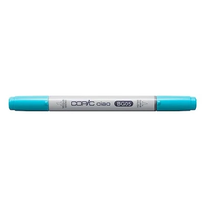 Image de COPIC Ciao BG05, Holiday Blue, marqueur twin avec une pointe moyenne et pinceau