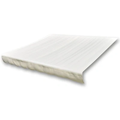 Image de Festnight Store Banne en Toile Blanc Crème 4 x 3 m (Cadre Non Inclus)