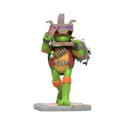 Image de Mighty Jaxx Teenage Mutant Ninja Turtles REMIXX: Michelangelo Cowa Boo NGA! Figurine de Collection en Vinyle 6 Pouces