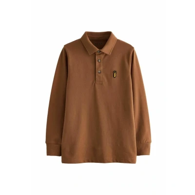 Image de Next Standard Polo pour enfants, Taille: 4a, Tan brown