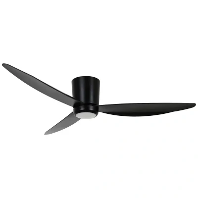 Image de Beacon Lighting Ventilateur de plafond avec lumière Array noir 137 cm silencieux