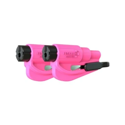 Image de Resqme GBO RQMTWIN FUCHSIA Porte Clés Sécurité, Fuchsia, Lot de 2, Taille unique