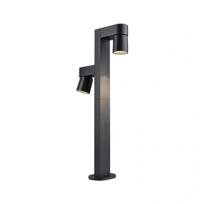 Image de Paulmann Borne lumineuse LED Kimu 2, anthracite, à 2 lampes, 3.000 K