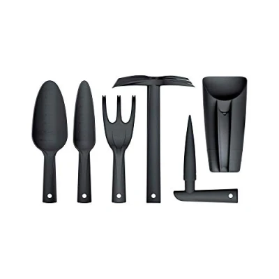 Image de Set de 6 outils à main Prosperplast Respana Gardening en couleur anthracite