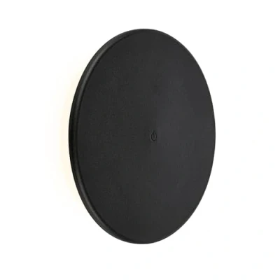 Image de BRILONER Applique murale sans alimentation électrique avec batterie, tactile, intensité variable, batterie &amp; source interchangeables, éclairage mural extérieur, lampe extérieure, 25x4 cm, noir