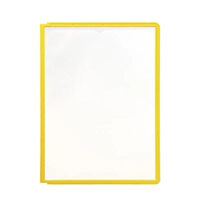 Image de Durable Sherpa A4 Panneau d&#039;Affichage Affichage de Documents Carrousel Accessoires (Cadre, A4, Pp, Jaune)