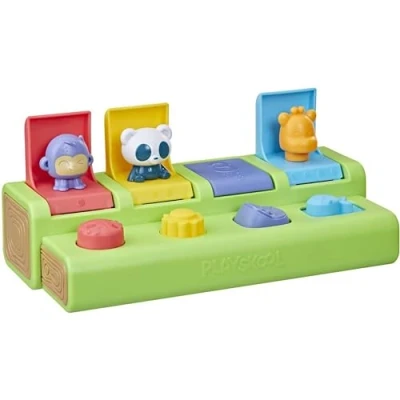 Image de Playskool Les Animaux sauteurs, Jouet Coucou pour bébés et Jeunes Enfants, à partir de 9 Mois, (Exclusivité Amazon)
