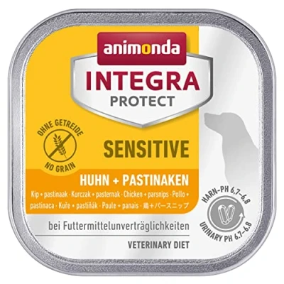 Image de animonda Integra Protect Sensitive Nourriture pour Chien Humide Chiens allergiques Poulet + panais 11 x 150 g