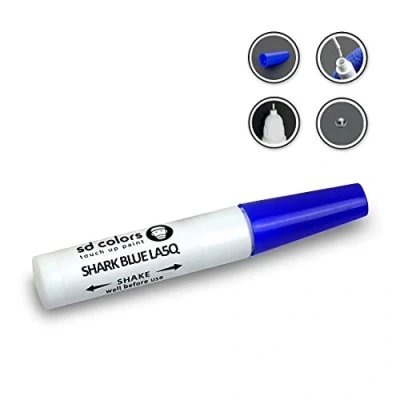 Image de SD COLORS Stylo de retouche peinture Bleu requin LA5Q 5R A5Q 12 ml Code couleur