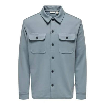 Image de ONLY &amp; SONS Onsnewkodyl Overshirt Sweat Noos Chemise, tempête, M Hommes