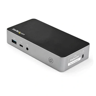 Image de StarTech.com DK30CHHPDUK station d&#039;accueil Avec fil USB 3.2 Gen 1 (3.1 1) Type C Noir, Argent Neuf