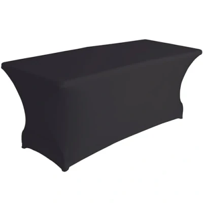Image de Perel Housse pour Table, Noir, rectangulaire, 180 cm x 75 74