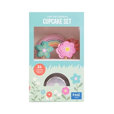 Image de PME Ensamble pour Cupcake Over the Rainbow, Lot de 24