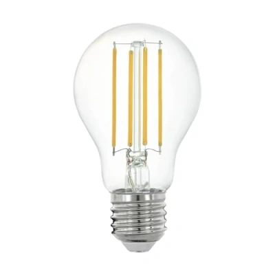 Image de EGLO connect.z Ampoule LED E27 connectée, A60, ZigBee, contrôlable par appli et commande vocale, dimmable, blanc chaud, 806 lumens, 6 watts, transparent, design vintage