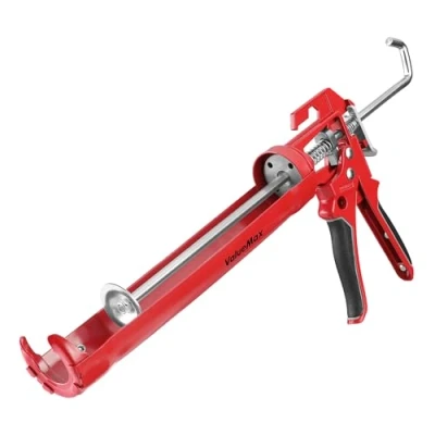 Image de ValueMax Pistolet à Calfeutrer en Aluminium Robuste 11&quot; pour Silicone avec Transmission de Puissance 9: 1, Cartouche Cartouches Mastic et d&#039;Adhésif 380 ml