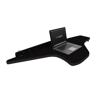Image de F CORE Tablettes Tableau de Bord Camion compatibilité pour DAF XF NG XG XG+ 10.21 Double Noir/Rouge