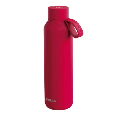 Image de BouteilleI Isotherme Solide Quokka avec support Cherry Red 630 ml