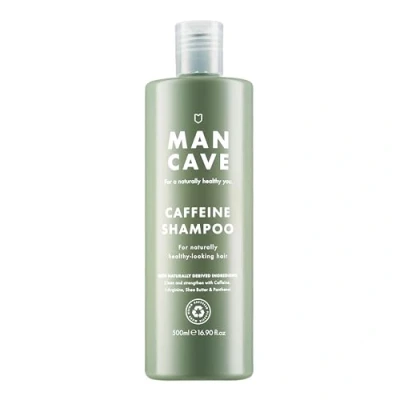 Image de ManCave Shampoing Hommes à la Caféine 500 ml, Soutient et Encourage Pousse de Cheveux avec Caféine, Panthénol Vitamine E, Naturel, Sans Sulfate, Vegan, Fabriqué en Angleterre