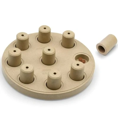 Image de Nina Ottosson by Outward Hound Dog Smart Treat Puzzle Enrichment Toy, Level 1 Beginner, Tan, Composite