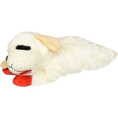 Image de MultiPet Lambchop Plush Dog Toy 10 with Squeaker Type:Lambchop Size: by Multi Pet