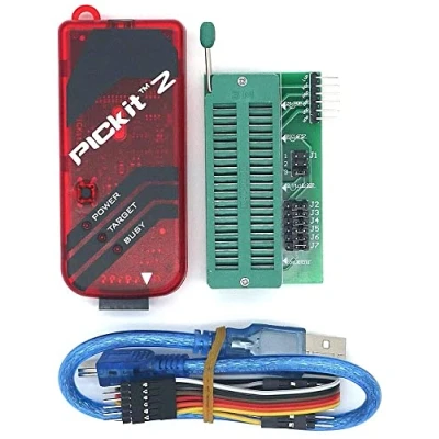 Image de Fasizi PICKIT2 Programmateur + PIC ICD2 PICKit 2 Adaptateur de programmation universel